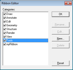 Toolbar Editor